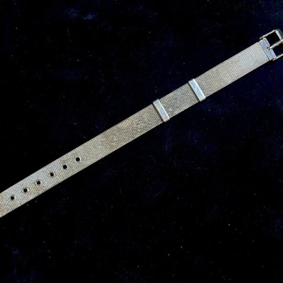 925 mesh buckle adjustable bracelet - Picture 1 of 4